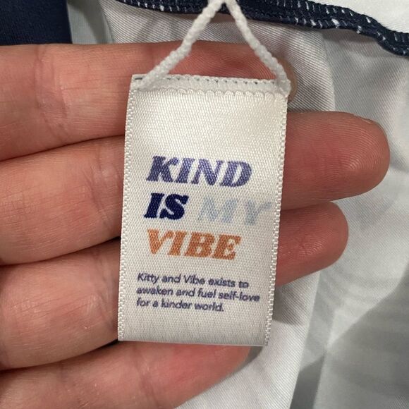 Kitty & Vibe Play Dress in Blue Swirl Size medium Swim and Exercise Dress - Picture 9 of 11